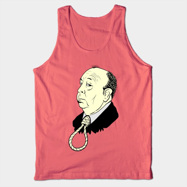 Alfred Hitchcock Rope Tank Top by Malakian Art